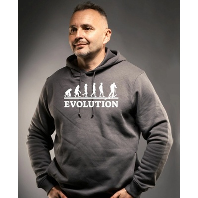 Evolution skialpy bílý tisk mikina ORIGO