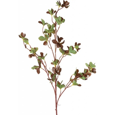 Dekoračný kvet 105 cm, s listami 50 cm, list 7 cm zelená
