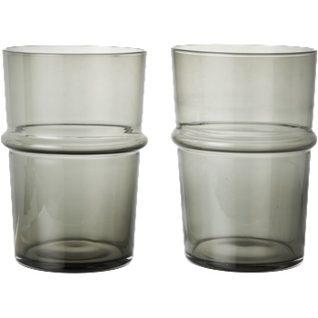 Ferm Living Boya Tall чаши, 450 ml, опушено стъкло, 2 бр (1104272031)