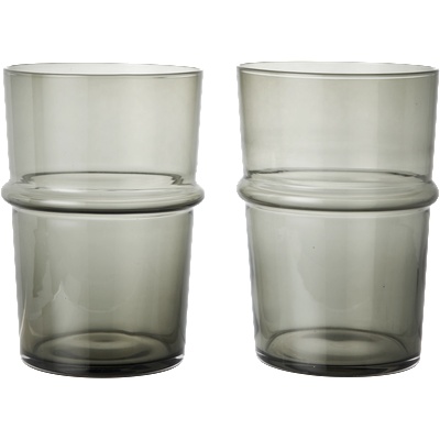 Ferm Living Boya Tall чаши, 450 ml, опушено стъкло, 2 бр (1104272031)