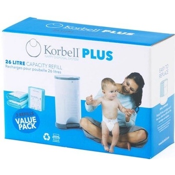 Korbell Vložky do koše na pleny 26L 3 kusy