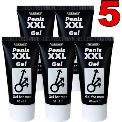 5 x Гел за уголемяване на пениса Penis XXL Gel