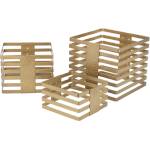 Horecano HORECANO-HELLA GOLD-К-кт стойки за блок маса 3бр (15.5x15.5xh7.5cm, 17.5x17.5xh12.5cm, 20.5x20.5xh17.5cm) (HC84243)(SG-49665(S3)) (0184243)