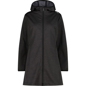 CMP Дамско софтшел яке Cmp Women's Woman Parka Fix Hood Softshell jacket - Nero Melange - размер 34 (EU) (103-2544-0111)