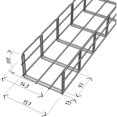 ARKYS Kabelový žlab MERKUR 2 150/100 "GZ"