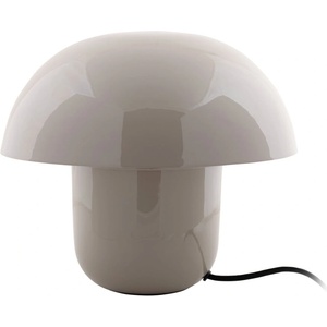 Leitmotiv Сива настолна лампа с метален абажур (височина 25 cm) Fat Mushroom - Leitmotiv (LM2124WG)