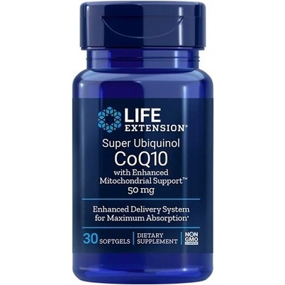 Life Extension Super Ubiquinol CoQ10 with Enhanced Mitochondrial Support 50 mg 30 kapsúl