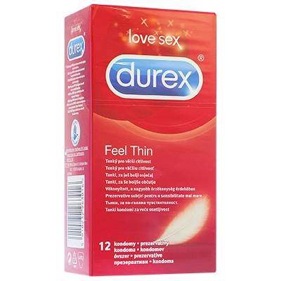 Durex Feel Thin презервативи 12 бр