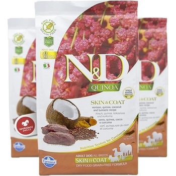 N&D Grain Free Quinoa Skin & Coat Venison 7 kg