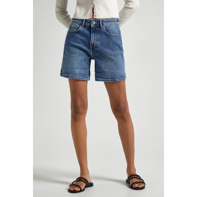 Pepe Jeans dámské kraťasy SKINNY SHORT HW denim