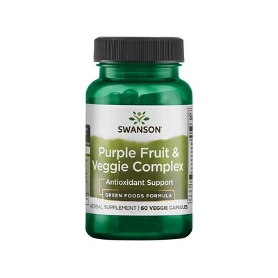 Swanson Purple Fruit & Veggie Complex 60 kapslí 400 mg