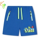 Kugo chlapecké kratasy s Traktorem modrá