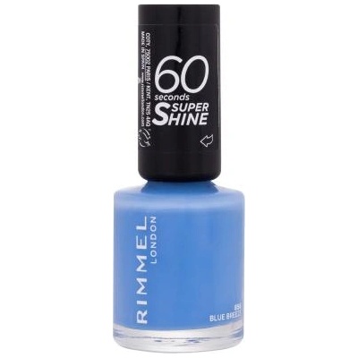 Rimmel 60 Seconds Super Shine бързосъхнещ лак за нокти 8 ml нюанс 856 Blue Breeze