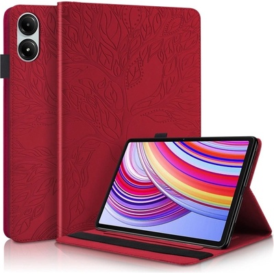 Vsetkonamobil 78941 ART TREE Zaklápacie puzdro pre Xiaomi Redmi Pad Pro / Pad Pro 5G červené