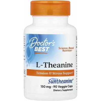 Doctor's Best L-Theanín so suntheanínom 150 mg 90 veg. kapsúl