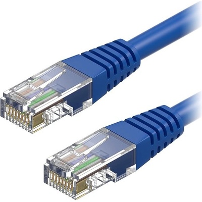 AlzaPower APW-CBP5EU0005L Patch CAT5E, UTP, 0,5m, modrý