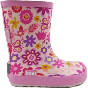 Koel Детски обувки barefoot Koel Kid's Wellie Bare Multi Barefoot shoes - Fuchsia Flowers - размер 31 (EU) (702-4315-0119)