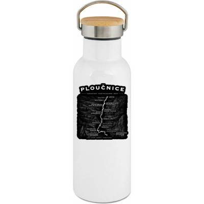 123TRIKO termoska Ploučnice, vodácká mapa, rytá verze – 500 ml