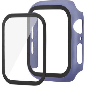 ENKAY Obal s tvrdeným sklom pre Apple Watch 6 / SE / 5 / 4 40mm modrý 18552