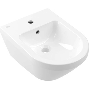 Villeroy & Boch Architectura - Конзолно биде, отвор за смесител, алпийско бяло 74870001 (74870001)