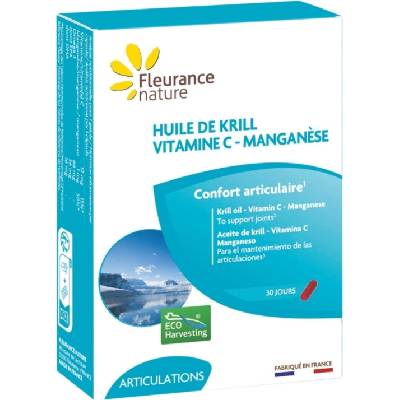 Fleurance Nature Масло от крил с витамин c и манган, капсули - 30 капсули