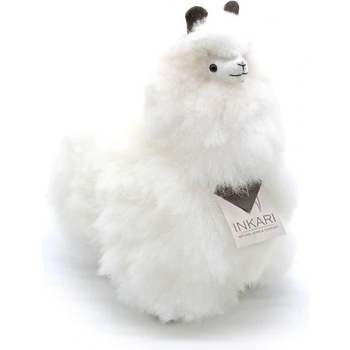 Inkari Inkari Плюшена играчка Алпака Средна Слонова кост Бяла 32см