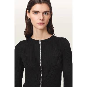 AllSaints жилетка дамска с вискоза CRUZ ZIP (W036KF)