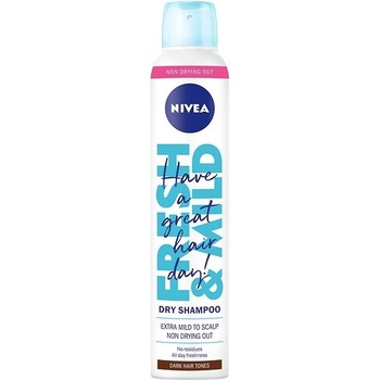 Nivea Fresh Revive Dark Tones suchý šampón pre objem 200 ml