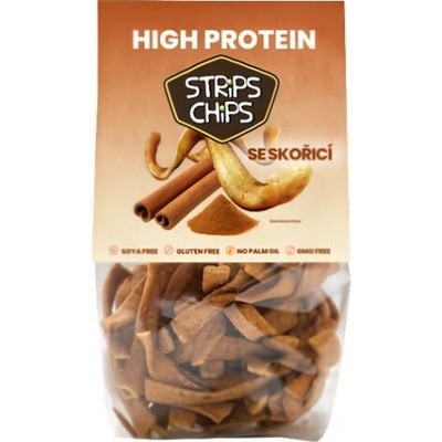 Strips Chips Proteinové chipsy Skořice 80 g