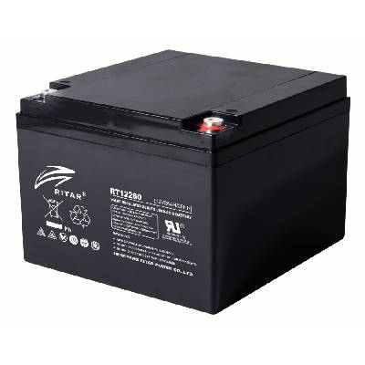 Оловна Батерия (RT12260) AGM 12V / 26 Ah - 166 / 176 / 125mm терминал F13(M5) RITAR (RITAR-RT12260)