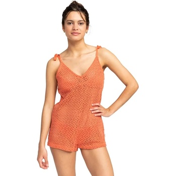 ROXY Ocean Riders sleeveless romper - Orange (Apricot Brandy / Solid)