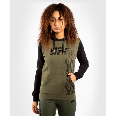 Venum dámská mikina UFC Authentic Fight Week Khaki VNMUFC-00040-015