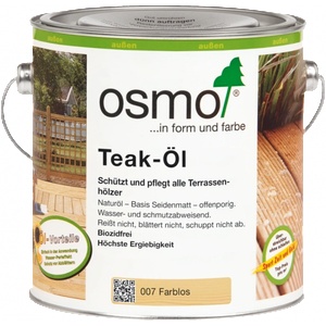 Osmo Wood Oil 007 Teak Oil Clear - Декинг масла (1164)