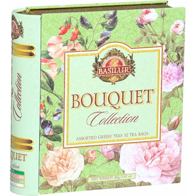 Basilur Tea Export Book Assorted 32 Bouquet plech 32 x 1,5 g