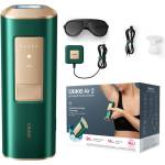Ulike Air 2 IPL епилатор за тяло, лице, бикини зоната и подмишниците Dark Green