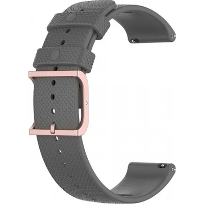 BStrap Silicone Rain řemínek na Xiaomi Amazfit Stratos 2/2S/3, dark gray (SSG014C1904)