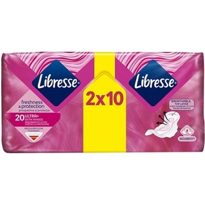 Libresse Превръзки с крилца Libresse - Ultra Normal Duo, 20 броя