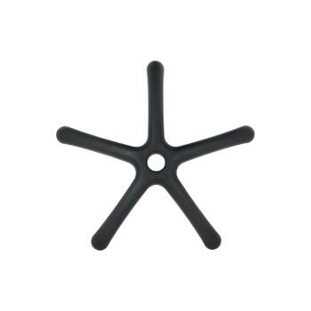 Carmen Звезда за детски стол - 250 мм - полипропилен - черна