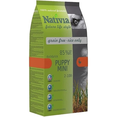 Nativia Puppy Mini Duck&Rice 1 kg