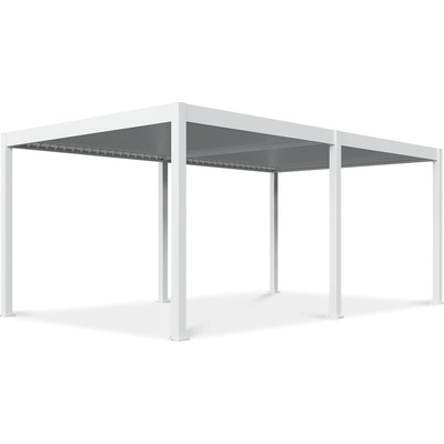 Gutroof Terasa pergola DELUXE Automatic + LED 3,6x6 White