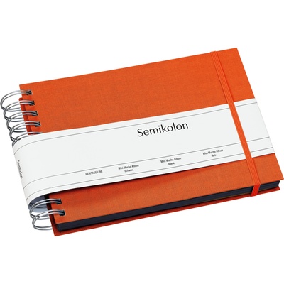 Semikolon Фотоалбум Uni Mini Mucho с черни карти оранжев (352989)