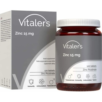 Vitaler's Pikolinát zinočnatý 15 mg 120 kapsúl