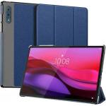 Dux Ducis Lenovo Yoga Tab Plus DUX DUCIS DOMO калъф за поставяне, с кожен ефект, активен FLIP, текстилна шарка, BLUE BREATH GP-176151 (GP-176151)