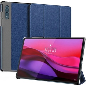 Dux Ducis Lenovo Yoga Tab Plus DUX DUCIS DOMO калъф за поставяне, с кожен ефект, активен FLIP, текстилна шарка, BLUE BREATH GP-176151 (GP-176151)