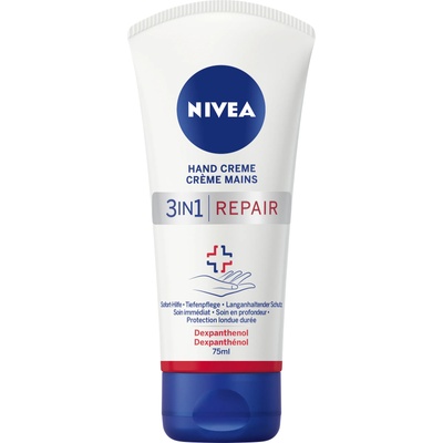 Nivea Крем за ръце 3 в 1 Repair, 75 ml