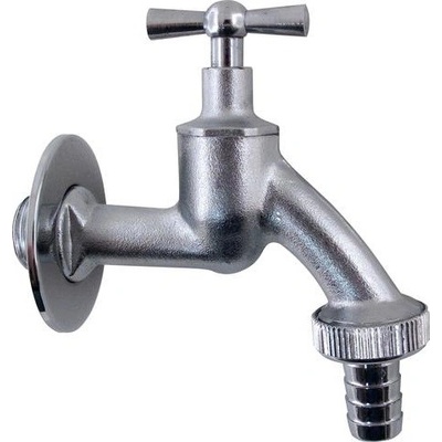 V&G Valogin Okrasný zahradní ventil 1/2" NIKL, s růžicí a vřetýnkovým zavíráním 420512