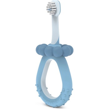 Suavinex Baby Training Toothbrush четка за зъби за деца 0-2 y Blue