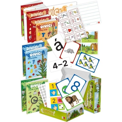 Divíci 1 - rozšířený učitelský balíček - Český jazyk + Matematika + Člověk a jeho svět