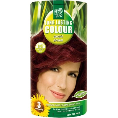 HennaPlus dlouhotrvající barva na vlasy 6.67 Purpurový sen 100 ml