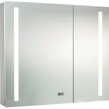 German LED zrcadlová skříňka Aluminio Sun / hliník / IP44 / stříbrná